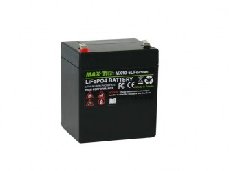 高效鋰電池 | 磷酸鋰鐵電池 | Efficient Lithium Battery  Maxtela 6V 10Ah LiFePO4 Battery MX10-06LFS